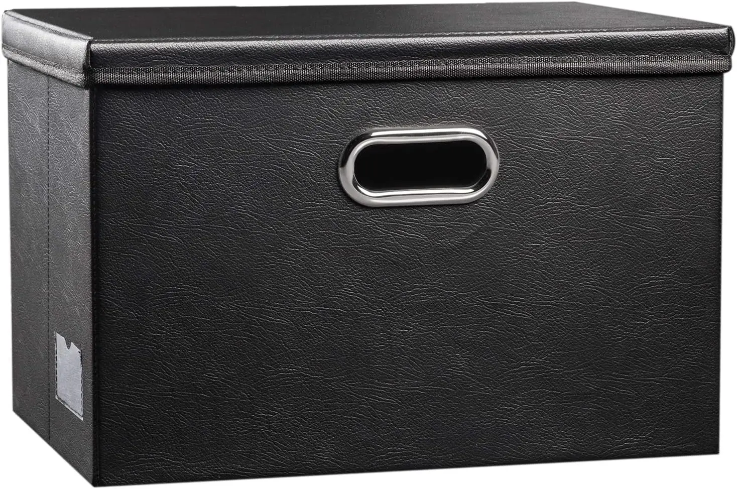 Large Collapsible Storage Bin with Lid Leather Fabric Foldable Organizer Basket for Home Bedroom Closet
Large Collapsible Storage Bin with Lid Leather Fabric Foldable Organizer Basket for Home Bedroom Closet