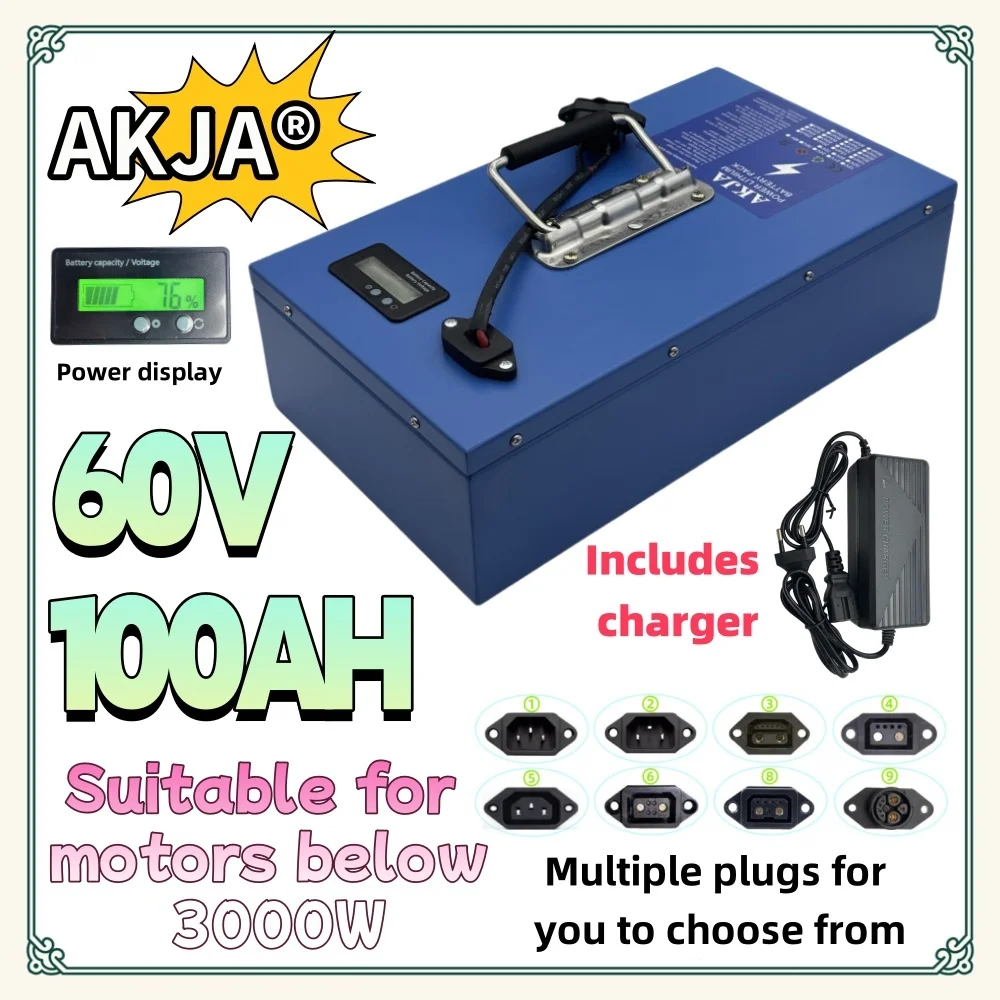 Air fast transportation,60V100AH,Send within 24 hours,18650 lithium battery,Lithium battery pack,Suitable for motors below 3000W
Air fast transportation,60V100AH,Send within 24 hours,18650 lithium battery,Lithium battery pack,Suitable for motors below 3000W