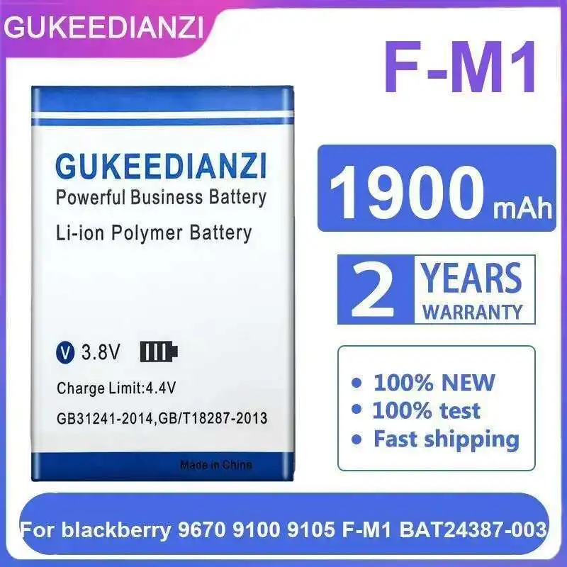 Долговечный аккумулятор 1900 мАч для Blackberry 9670 9100 9105 F-M1 BAT24387-003, надежная замена аккумулятора мобильного телефона
Долговечный аккумулятор 1900 мАч для Blackberry 9670 9100 9105 F-M1 BAT24387-003, надежная замена аккумулятора мобильного телефона