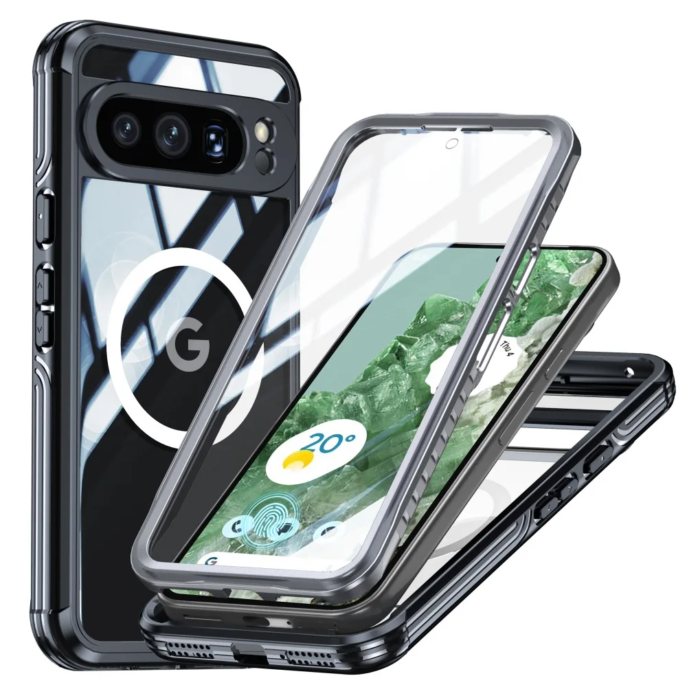 Для Google Pixel 9pro XL Противоударный прозрачный чехол для телефона Google Pixel 9 9Pro XL Встроенный экран-бампер Прочный защитный чехол
Для Google Pixel 9pro XL Противоударный прозрачный чехол для телефона Google Pixel 9 9Pro XL Встроенный экран-бампер Прочный защитный чехол