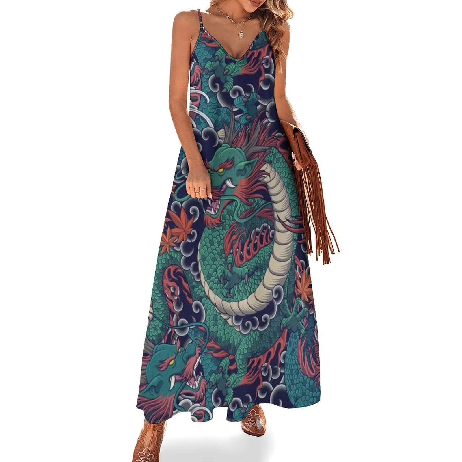 The Mythical Dragon Pattern Sleeveless Dress dresses for woman dresses summer woman 2025 evening dresses luxury 2025
The Mythical Dragon Pattern Sleeveless Dress dresses for woman dresses summer woman 2025 evening dresses luxury 2025