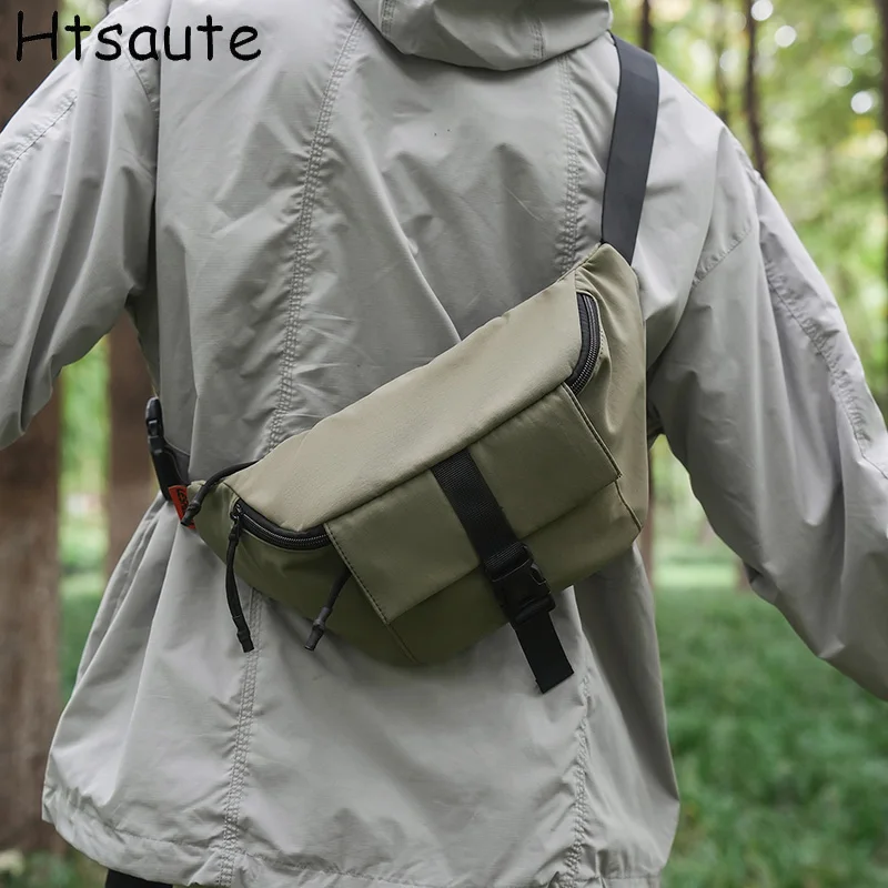Nylon Chest Bag Women Men Fashion Fanny Packs Wide Strap Casual Waist Bags Multi-pockets Hobo Sling Bag Outdoor Travel Bag
Nylon Chest Bag Women Men Fashion Fanny Packs Wide Strap Casual Waist Bags Multi-pockets Hobo Sling Bag Outdoor Travel Bag