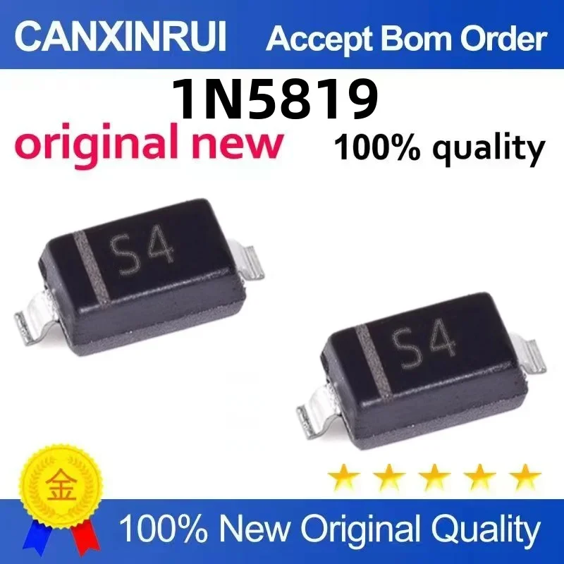 (5-100 pieces) Brand new original IN5819 1N5819 SS14 patch Schottky rectifier diode 1A/40V
(5-100 pieces) Brand new original IN5819 1N5819 SS14 patch Schottky rectifier diode 1A/40V