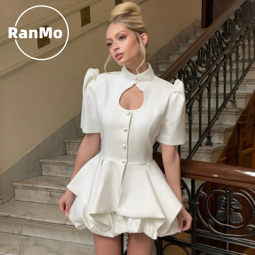 Ranmo 2026 Modern O-Neck Short Prom Dresses For Short Sleeves Girls Lace Mini Cocktail Dress Birthday Party Gowns Customized
Ranmo 2026 Modern O-Neck Short Prom Dresses For Short Sleeves Girls Lace Mini Cocktail Dress Birthday Party Gowns Customized