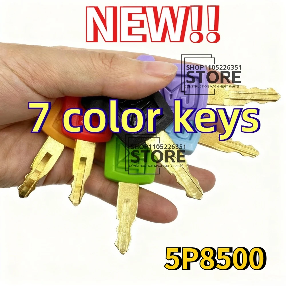 20/10/5/2/1pcs 5P8500 New Ignition Key Green/Yellow/Blue/Red/Blue/Grey/Purple Exquisite Keys For CATE320 E307 E313 Excavator Key
20/10/5/2/1pcs 5P8500 New Ignition Key Green/Yellow/Blue/Red/Blue/Grey/Purple Exquisite Keys For CATE320 E307 E313 Excavator Key