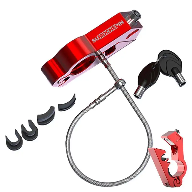 Motorcycle Handlebar Lock Brake Handle Solid Lock Imitating Steal Lock Pull Rod Street Bikes Anti Theft Motorcycle Helmet Lock
Motorcycle Handlebar Lock Brake Handle Solid Lock Imitating Steal Lock Pull Rod Street Bikes Anti Theft Motorcycle Helmet Lock