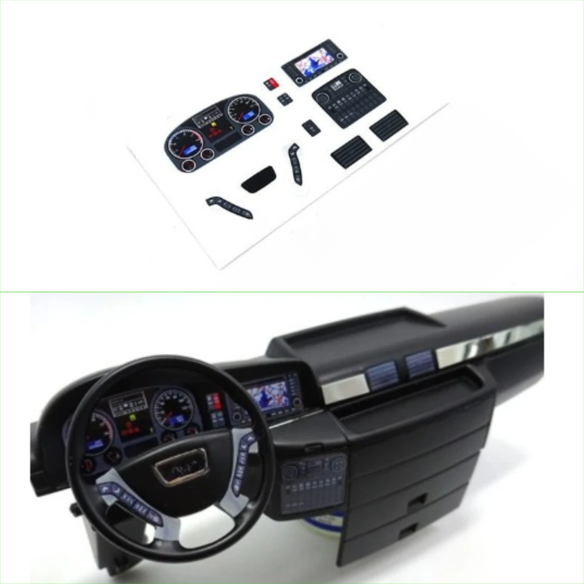 Dashboard Sticker Decoration for 1/14 Tamiya RC Truck For man
Dashboard Sticker Decoration for 1/14 Tamiya RC Truck For man