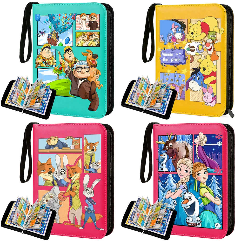 ⭐️400pcs Mickey Mouse Pooh Bear Frozen Card Album Book 4 Card Slots Collections Zipper Double Pocket Zipper Card Binder Holder
⭐️400pcs Mickey Mouse Pooh Bear Frozen Card Album Book 4 Card Slots Collections Zipper Double Pocket Zipper Card Binder Holder