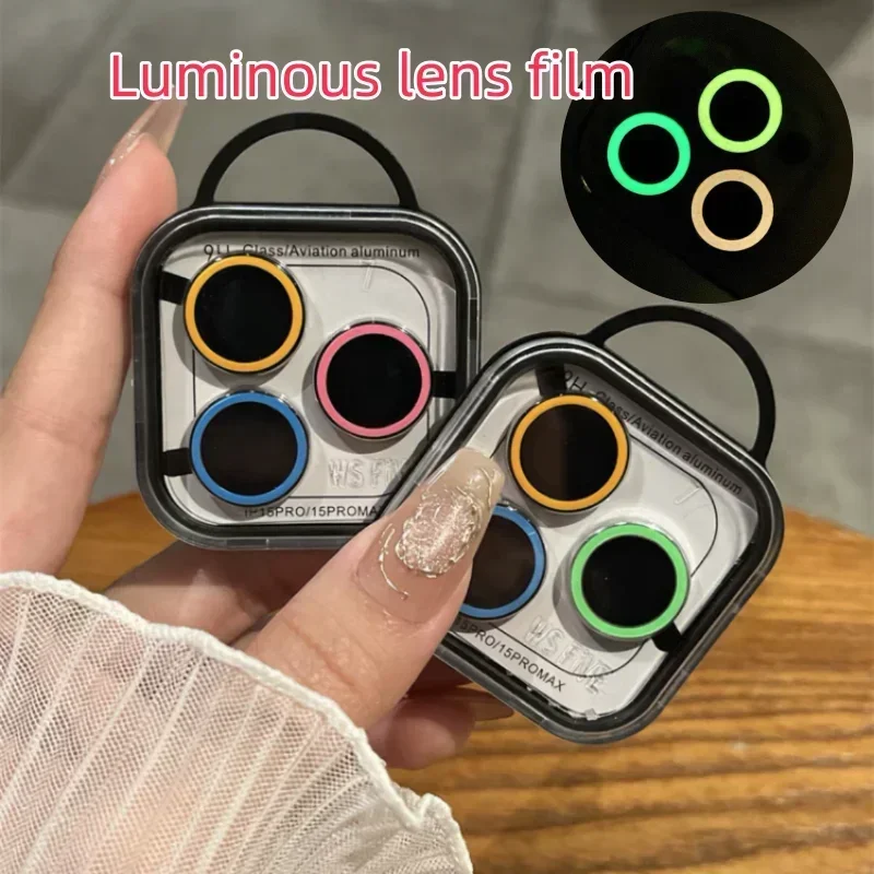 2-3Pcs Luminous Camera Lens Protector For IPhone 16 17 Pro Max Ring Glass For IPhone 15 16 Plus Back Len Glass Film
2-3Pcs Luminous Camera Lens Protector For IPhone 16 17 Pro Max Ring Glass For IPhone 15 16 Plus Back Len Glass Film
