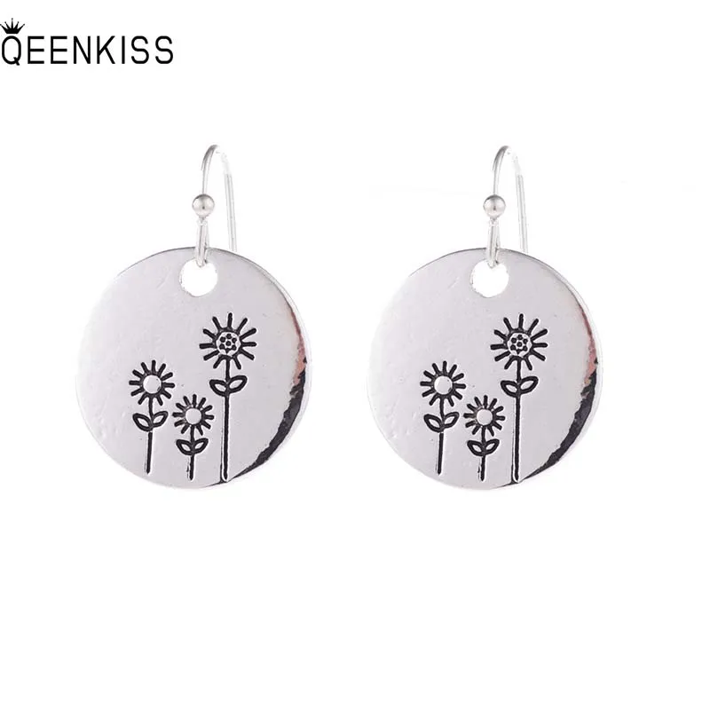 QEENKISS EG6344 2022 Fine Jewelry Wholesale Fashion Woman Girl Birthday Wedding Retro Flower Round Antique Silver Drop Earrings
QEENKISS EG6344 2022 Fine Jewelry Wholesale Fashion Woman Girl Birthday Wedding Retro Flower Round Antique Silver Drop Earrings