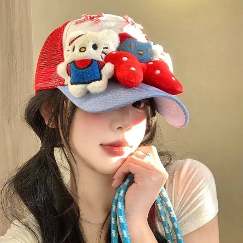 Sanrio Hello Kitty Japanese Style Bow Duck Tongue Hat Children's Y2K Breathable Baseball Hat 2025 New Harajuku Trendy Peaked Cap
Sanrio Hello Kitty Japanese Style Bow Duck Tongue Hat Children's Y2K Breathable Baseball Hat 2025 New Harajuku Trendy Peaked Cap