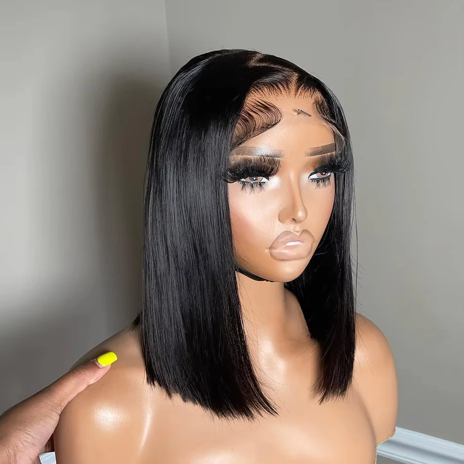 13x4 HD Transparent Lace Frontal Wigs BOB Lace Front Wig Human Hair Straight Bob Hair Lace Front Wig For Women 200% Density
13x4 HD Transparent Lace Frontal Wigs BOB Lace Front Wig Human Hair Straight Bob Hair Lace Front Wig For Women 200% Density