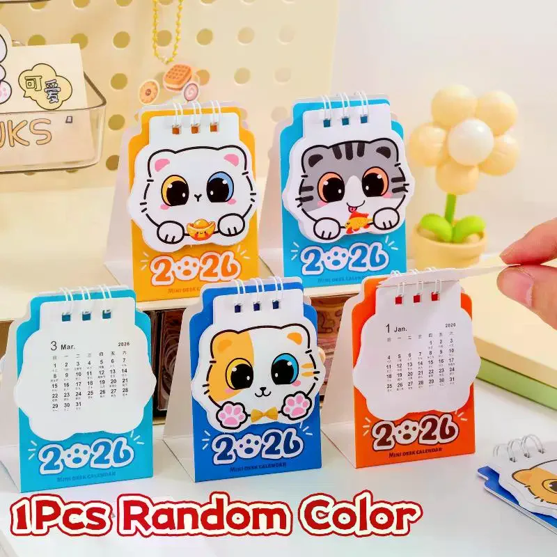 1 шт. 2026 мультяшный кот настольный календарь портативный карманный календарь расписание украшение рабочего стола офисные школьные принадлежности студенческий подарок
1 шт. 2026 мультяшный кот настольный календарь портативный карманный календарь расписание украшение рабочего стола офисные школьные принадлежности студенческий подарок
