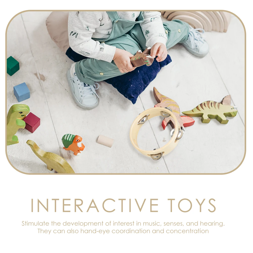 6 Inch Handbell Drum Circle Tambourine Kids Toys Toddler Metal Jingle Bell Percussion Instrument Musical Shaker Safe Material
6 Inch Handbell Drum Circle Tambourine Kids Toys Toddler Metal Jingle Bell Percussion Instrument Musical Shaker Safe Material