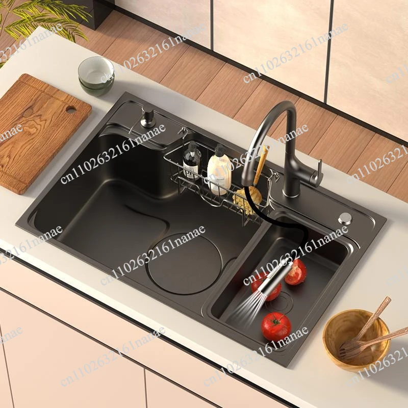 large single tank kitchen vegetable basin stainless steel handmade basin sink dishwasher
large single tank kitchen vegetable basin stainless steel handmade basin sink dishwasher