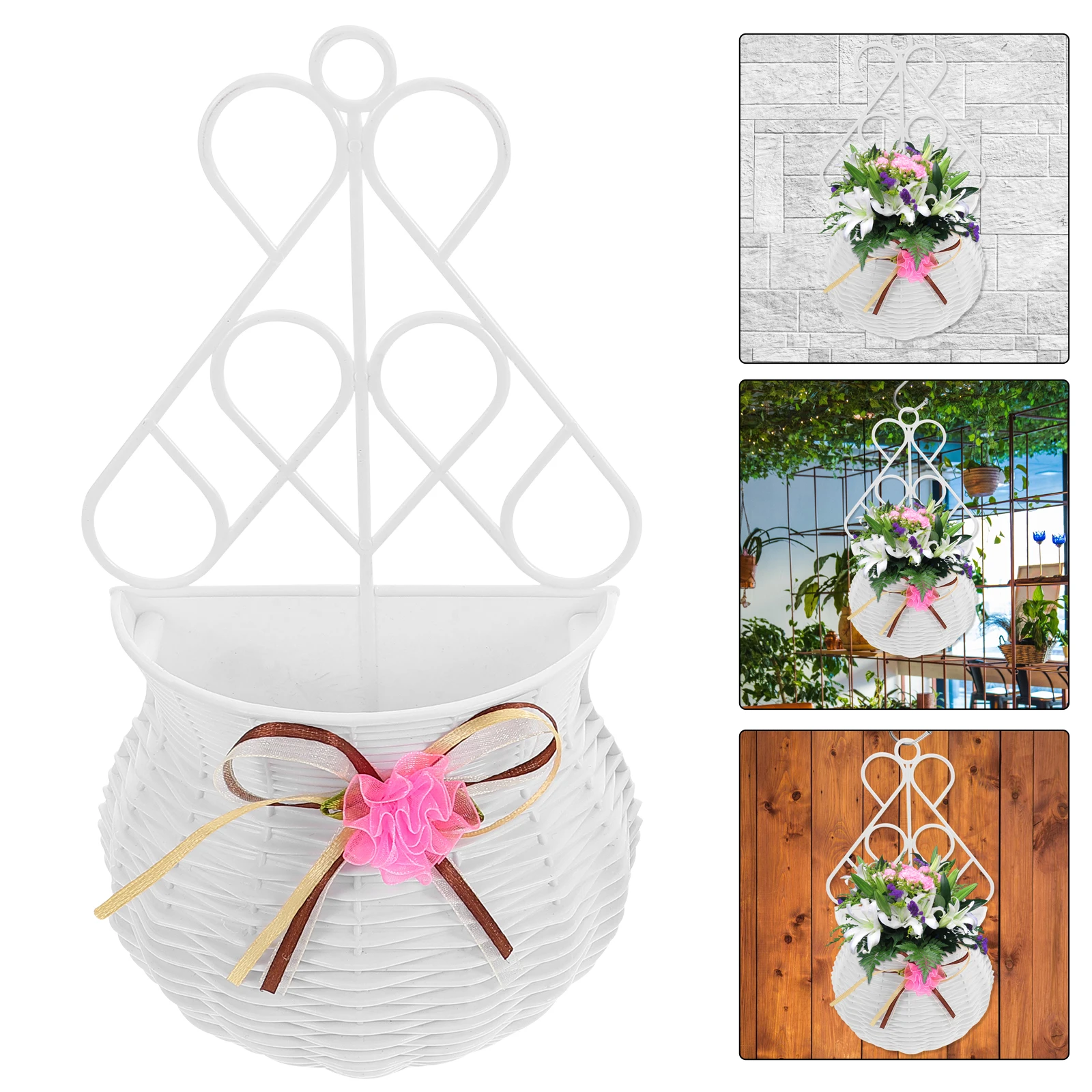 2 Pcs Simulated Plant Flower Basket Hanging Flowers Wall Mounted Planter Faux Baskets Pots Indoor
2 Pcs Simulated Plant Flower Basket Hanging Flowers Wall Mounted Planter Faux Baskets Pots Indoor