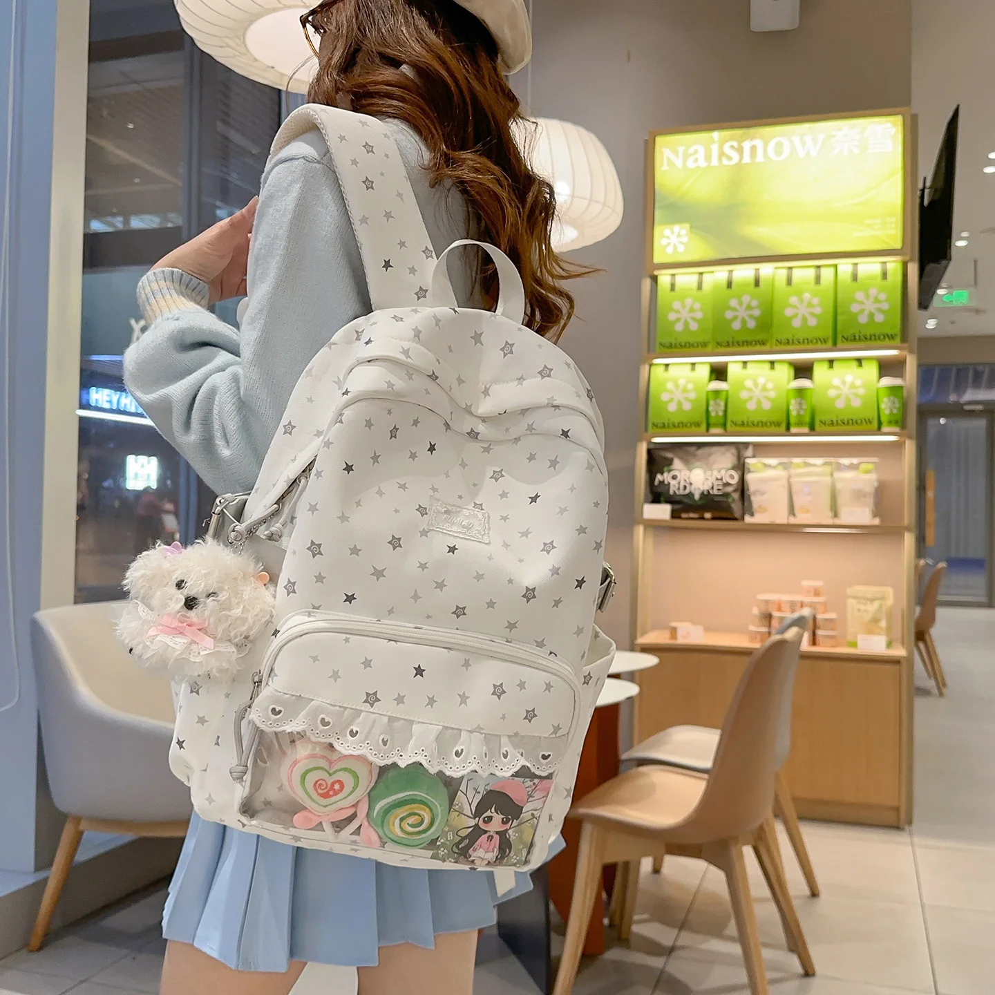 New Preppy Style Cute Travel Bag School Bag Korean Style Women's Large Capacity Backpack Sweet Kawaii Ulzzang Ita Bag
New Preppy Style Cute Travel Bag School Bag Korean Style Women's Large Capacity Backpack Sweet Kawaii Ulzzang Ita Bag
