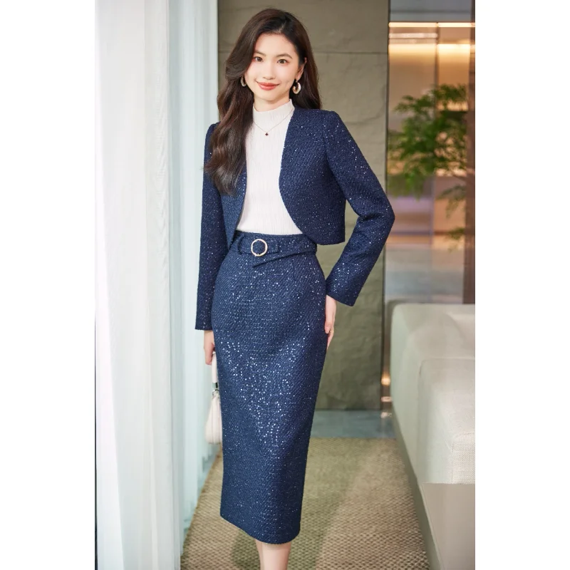 Fashion professional womenswear spring summer new suits and short skirt suits show elegant temperament Two-piece set for women
Fashion professional womenswear spring summer new suits and short skirt suits show elegant temperament Two-piece set for women