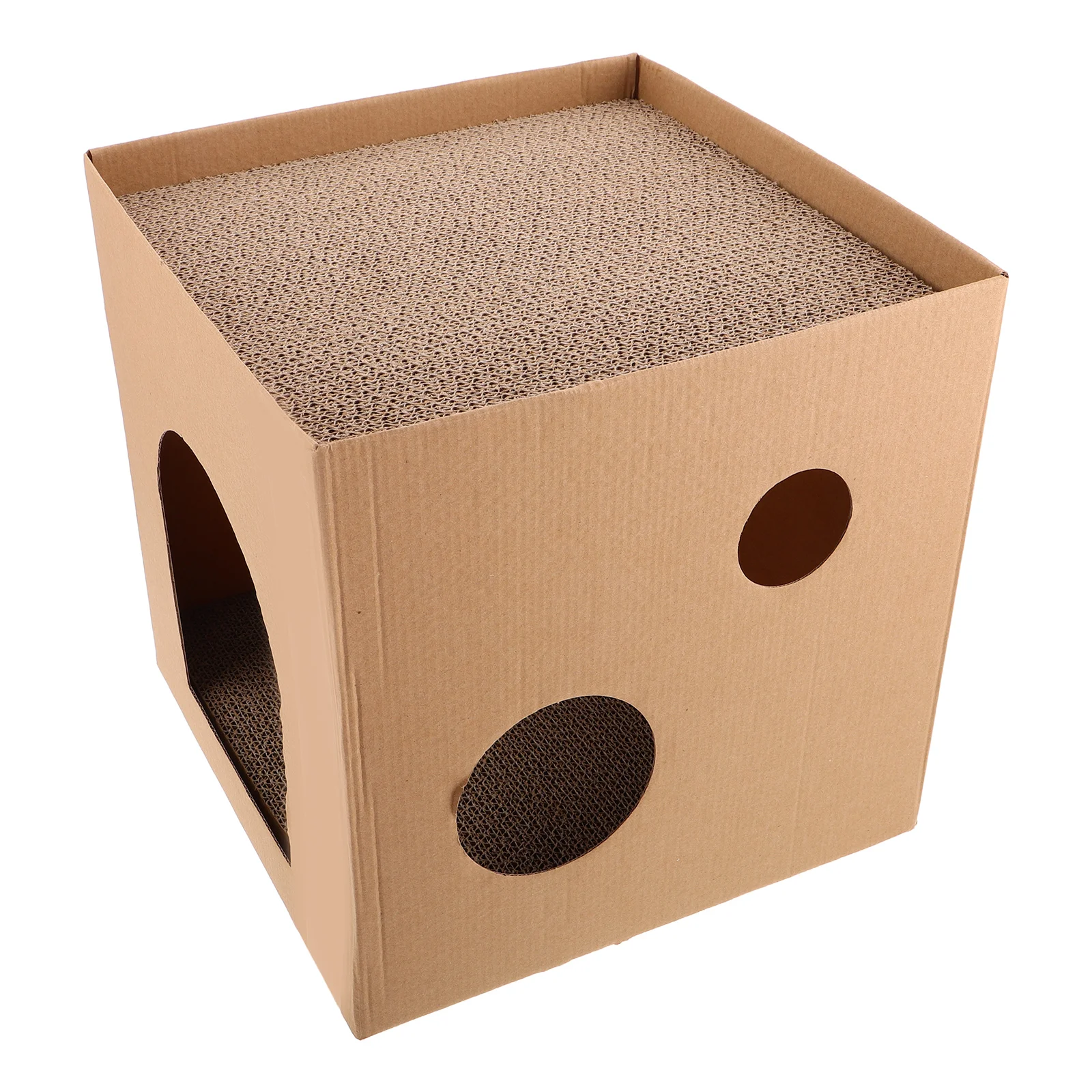Sturdy Corrugated Scratcher Nest Multi Functional Durable Lounge Bed House For Kitten Cardboard Scratch Pad Square Shape Long
Sturdy Corrugated Scratcher Nest Multi Functional Durable Lounge Bed House For Kitten Cardboard Scratch Pad Square Shape Long
