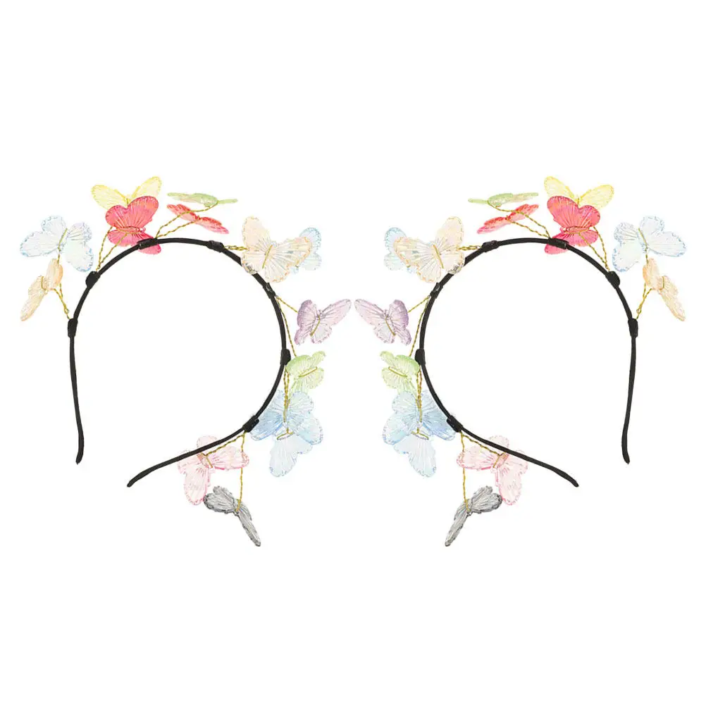 2Pcs Butterfly Headband Adult Women Elegant 3D Cute Lightweight Comfortable Wedding Birthday Party Masquerade Dance Fancy
2Pcs Butterfly Headband Adult Women Elegant 3D Cute Lightweight Comfortable Wedding Birthday Party Masquerade Dance Fancy