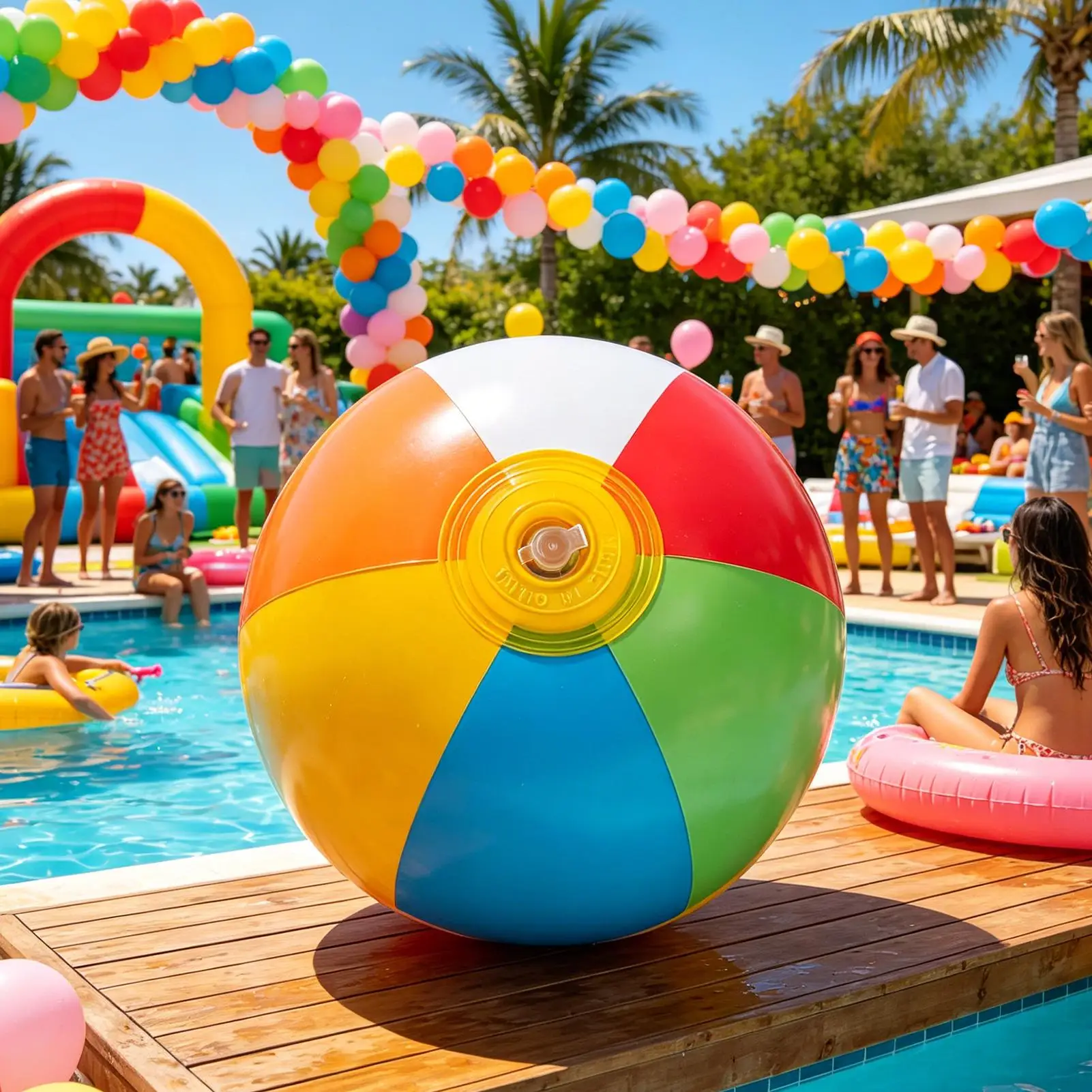 Portable Durable Fun Mini Rainbow Inflatable Beach Balls 4.72 Inch for Kids Family Friends Pool Summer Outdoor Backyard Carnival
Portable Durable Fun Mini Rainbow Inflatable Beach Balls 4.72 Inch for Kids Family Friends Pool Summer Outdoor Backyard Carnival