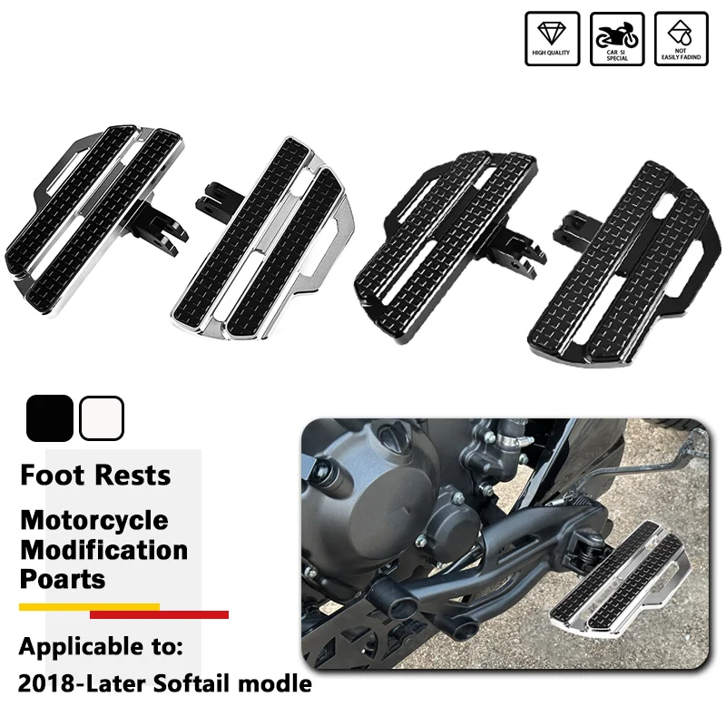 Motorcycle Front Rear Footpegs Footrests For Harley Softail Slim Low Bob Fat Boy Breakout Deluxe FXLR FLFB FLDE FXFBS 2018-2022
Motorcycle Front Rear Footpegs Footrests For Harley Softail Slim Low Bob Fat Boy Breakout Deluxe FXLR FLFB FLDE FXFBS 2018-2022