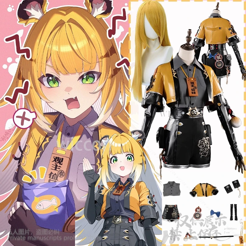 Аниме-игра Zenless Zone Zero Косплей Ju Fufu Костюм Пушистый Kawaii Милое пальто Платье Тигр Мультфильм Ролевая игра Парики Ушные уши по индивидуальному заказу
Аниме-игра Zenless Zone Zero Косплей Ju Fufu Костюм Пушистый Kawaii Милое пальто Платье Тигр Мультфильм Ролевая игра Парики Ушные уши по индивидуальному заказу