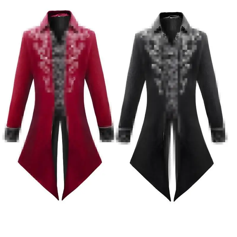 Medieval Retro Tailored Coat New Pattern Halloween Costume Court Style Men's Long Winter Jacket Punk Style Formal Wear
Medieval Retro Tailored Coat New Pattern Halloween Costume Court Style Men's Long Winter Jacket Punk Style Formal Wear