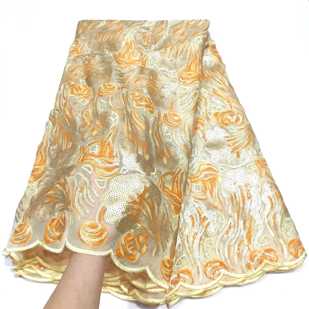 Unique Nigerian Cord Lace Fabrics 2023 High Quality Sequin African Lace Fabric Gold Guipure Cord Lace Fabric For Party
Unique Nigerian Cord Lace Fabrics 2023 High Quality Sequin African Lace Fabric Gold Guipure Cord Lace Fabric For Party