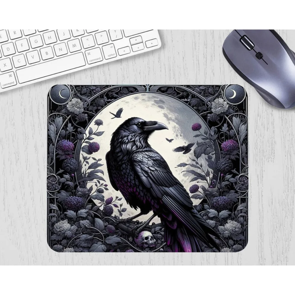 Black crow pattern mouse pad, a large computer game accessory, suitable for gamers and office use. Desk pad, high-quality carpet
Black crow pattern mouse pad, a large computer game accessory, suitable for gamers and office use. Desk pad, high-quality carpet