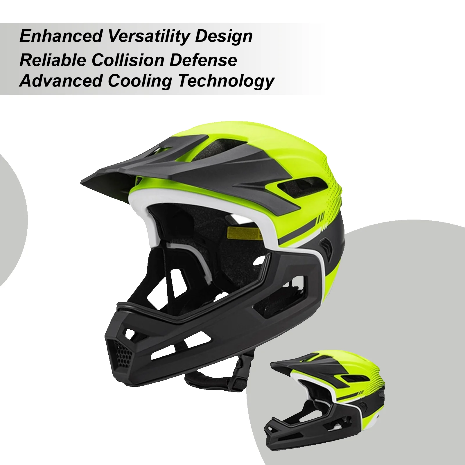 Full Face Mountain Bike Helmet Cycling Head Cover Protection Cycling Protective Helmet For Bicycle Motocross Motorcycle Scooter
Full Face Mountain Bike Helmet Cycling Head Cover Protection Cycling Protective Helmet For Bicycle Motocross Motorcycle Scooter