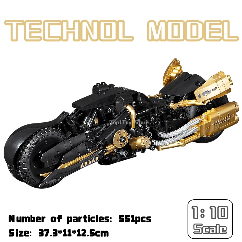 551 шт. техническая конструкция 1:10 модель мотоцикла город творческий строительный комплект кирпичей сборка развивающие детские игрушки подарки
551 шт. техническая конструкция 1:10 модель мотоцикла город творческий строительный комплект кирпичей сборка развивающие детские игрушки подарки