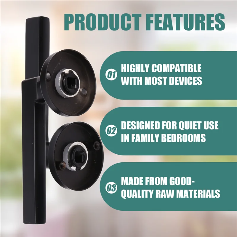 A19F-Safe And Economical Bathroom Door Handle Lock, Easy To Install Key, For Quiet Use In Family Bedrooms Black
A19F-Safe And Economical Bathroom Door Handle Lock, Easy To Install Key, For Quiet Use In Family Bedrooms Black