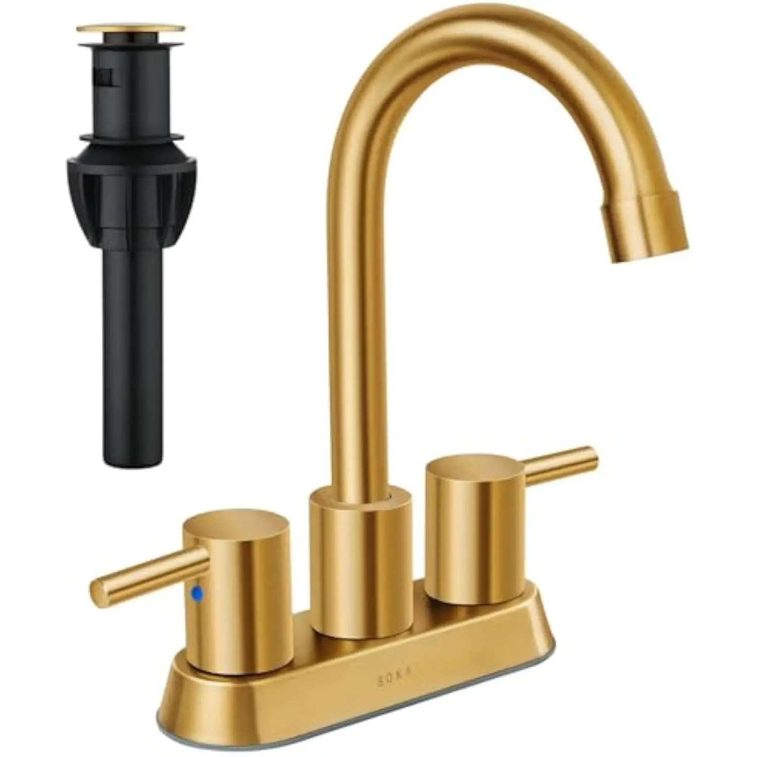 Bathroom Sink Faucet for 3 Hole, 4 Inch Stainless Steel Sink Faucet for Bathroom, Deck Plate & Pop-Up Drain Assembly Bathroom F
Bathroom Sink Faucet for 3 Hole, 4 Inch Stainless Steel Sink Faucet for Bathroom, Deck Plate & Pop-Up Drain Assembly Bathroom F