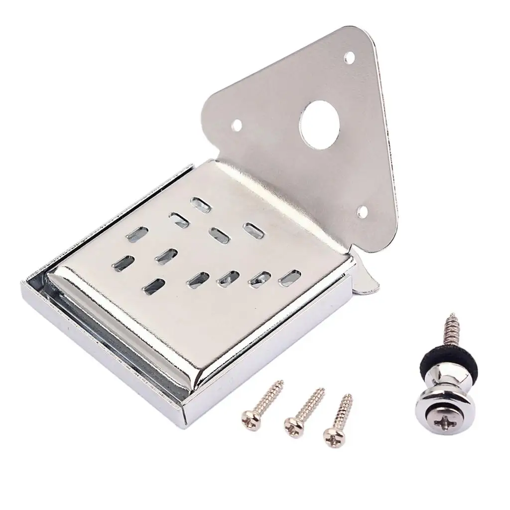 Triangle Steel Mandolin Tailpiece Bridge Kit with Lock Button for Guitar Parts Replacement and Decoration
Triangle Steel Mandolin Tailpiece Bridge Kit with Lock Button for Guitar Parts Replacement and Decoration