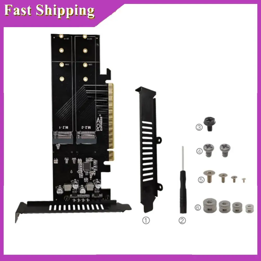 ABRI-New Pcie To M2 Adapter Card Pcie X16 4 Port M2 NVME M Key SSD Converter M.2 PCI Express X16 Adapter VROC Expansion Card
ABRI-New Pcie To M2 Adapter Card Pcie X16 4 Port M2 NVME M Key SSD Converter M.2 PCI Express X16 Adapter VROC Expansion Card