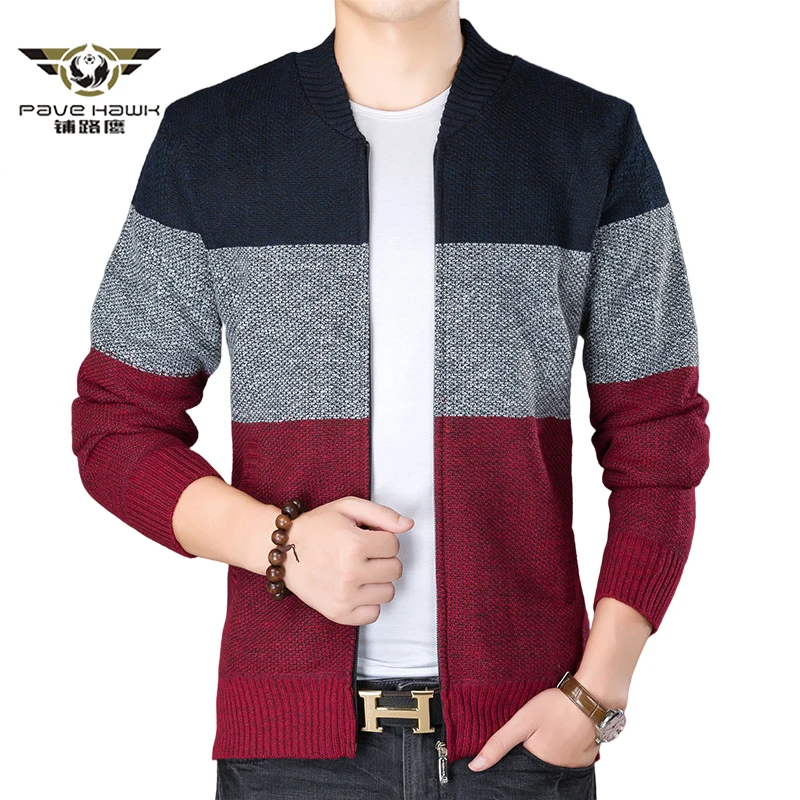 Men's Winter Thick Fleece Cardigan V-Neck Single-Breasted Fashion Knit Warm Sweater Stitching Colorblock Outwear Sweatercoats
Men's Winter Thick Fleece Cardigan V-Neck Single-Breasted Fashion Knit Warm Sweater Stitching Colorblock Outwear Sweatercoats