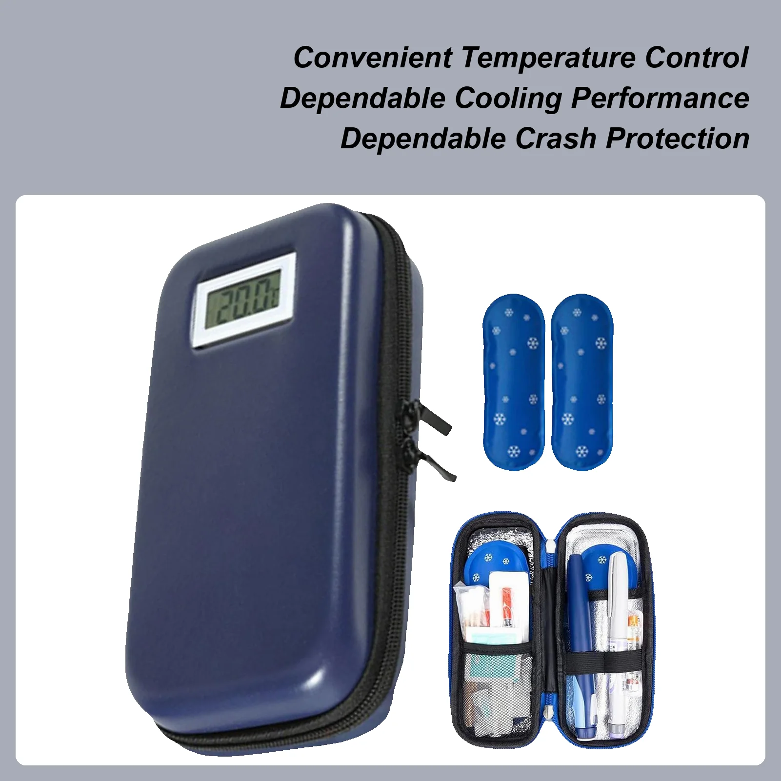 Охлаждающая сумка для лекарств. Компактная крутая сумка для лекарств с пакетами льда. Многоразовая охлаждающая органайзерная коробка с дисплеем температуры.
Охлаждающая сумка для лекарств. Компактная крутая сумка для лекарств с пакетами льда. Многоразовая охлаждающая органайзерная коробка с дисплеем температуры.