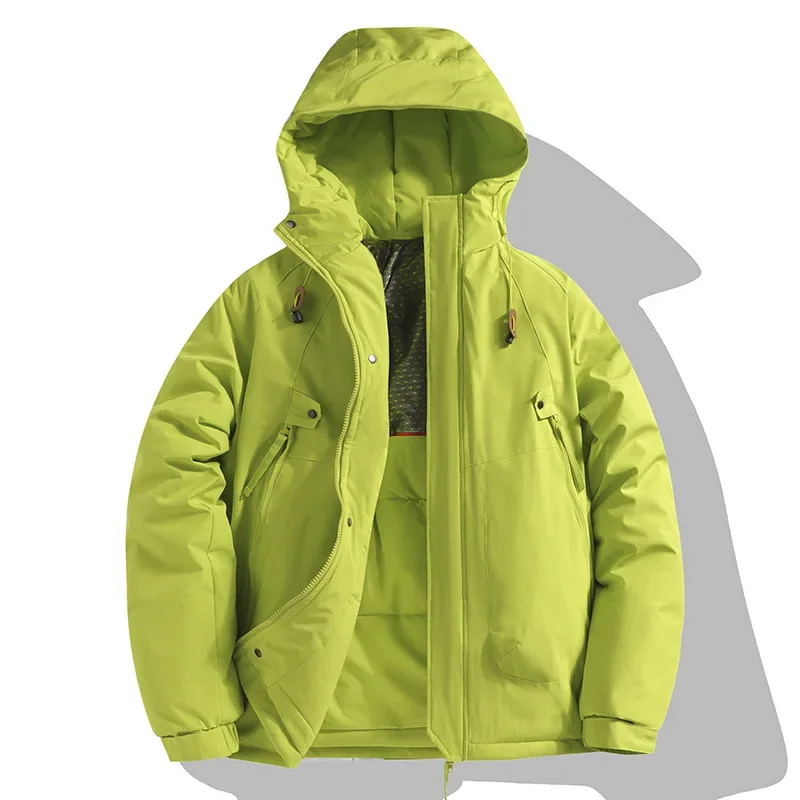 OIMG Men's Winter Jacket Fashion Casual Thickened Warm Cotton Padded Coat Women Outdoor Snow Clothing Windproof Hooded Parka
OIMG Men's Winter Jacket Fashion Casual Thickened Warm Cotton Padded Coat Women Outdoor Snow Clothing Windproof Hooded Parka