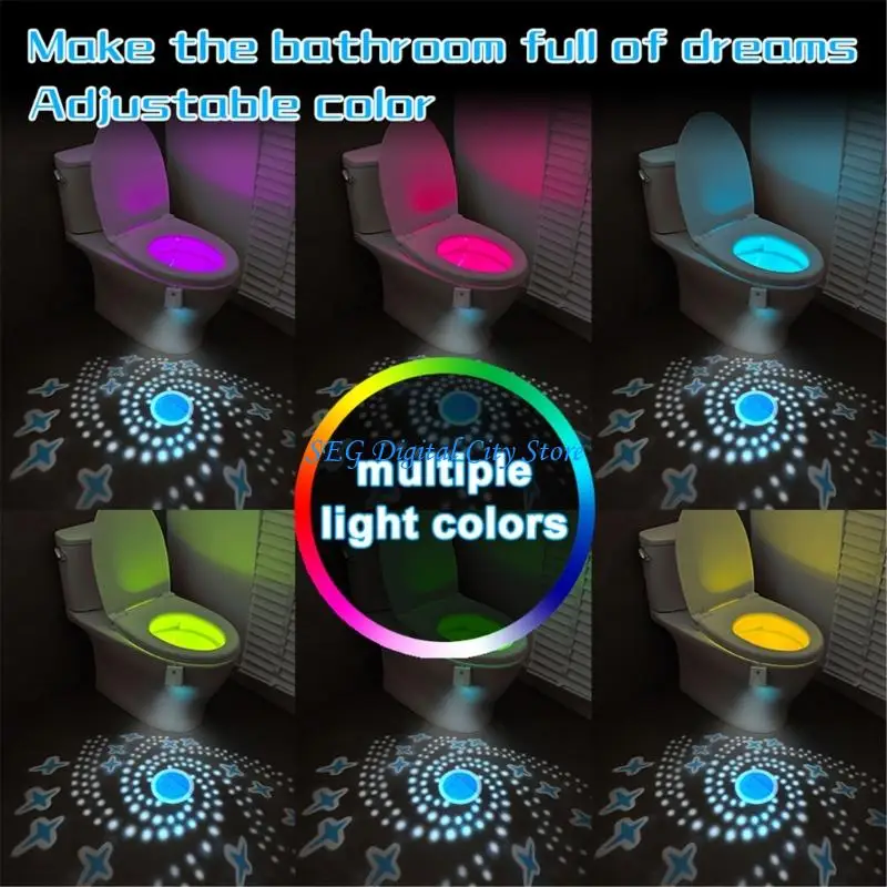 U75B Energy Saving LED Toilet Lamp With Creative Projection Pattern Human Body Sensors
U75B Energy Saving LED Toilet Lamp With Creative Projection Pattern Human Body Sensors