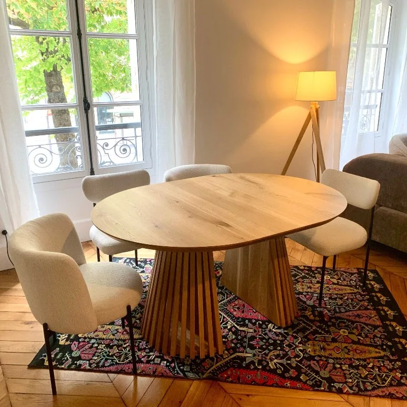 Luxury Dining Room Furniture Kitchen Restaurant Tables Extendable Round Wood Dining Table Set 6 12 Seater
Luxury Dining Room Furniture Kitchen Restaurant Tables Extendable Round Wood Dining Table Set 6 12 Seater