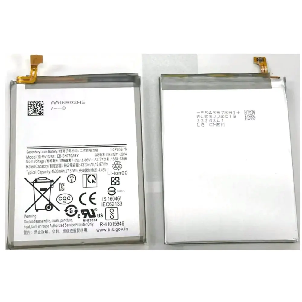 New EB-BN770ABY Battery for Samsung Galaxy Note10 Lite / Note10Lite / Note 10 Lite Mobile Phone
New EB-BN770ABY Battery for Samsung Galaxy Note10 Lite / Note10Lite / Note 10 Lite Mobile Phone