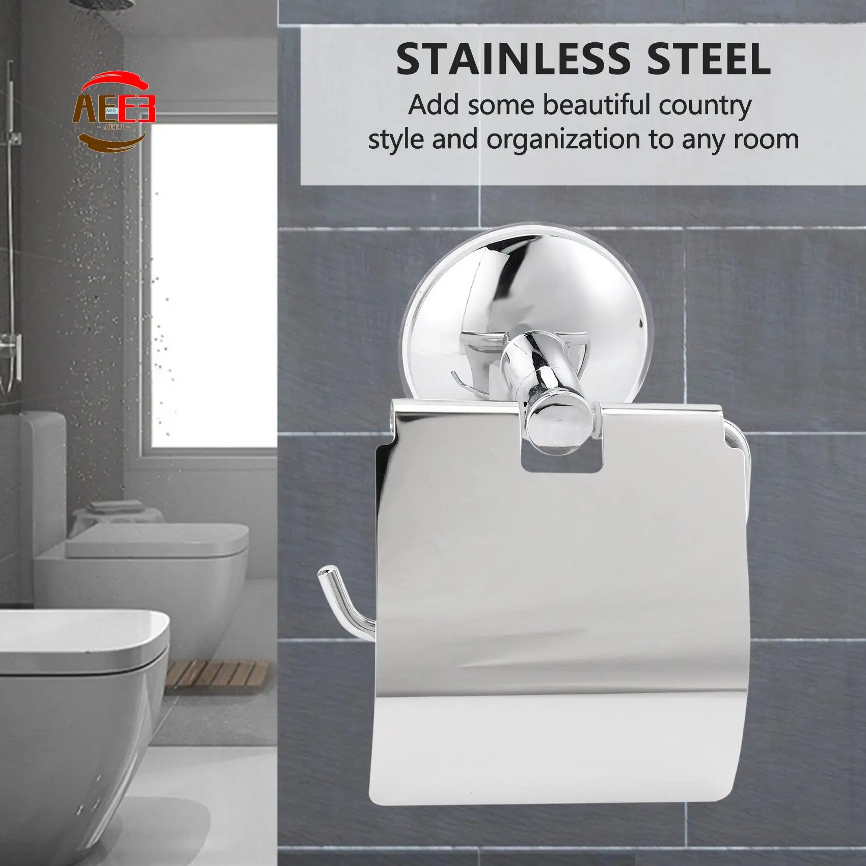 AEE3-держатель для туалетной бумаги из нержавеющей стали, сверхмощный настенный держатель на присоске, держатель для туалетной бумаги, держатель для рулона туалетной бумаги в ванной комнате
AEE3-держатель для туалетной бумаги из нержавеющей стали, сверхмощный настенный держатель на присоске, держатель для туалетной бумаги, держатель для рулона туалетной бумаги в ванной комнате