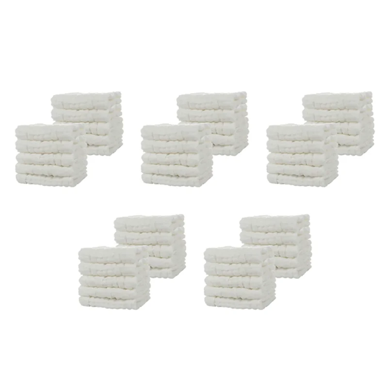 JY-Baby Muslin Bath Towels, 50 Pack Of Reusable Soft Absorbent Cotton Baby Face Towel, For Baby's Delicate Skin White
JY-Baby Muslin Bath Towels, 50 Pack Of Reusable Soft Absorbent Cotton Baby Face Towel, For Baby's Delicate Skin White