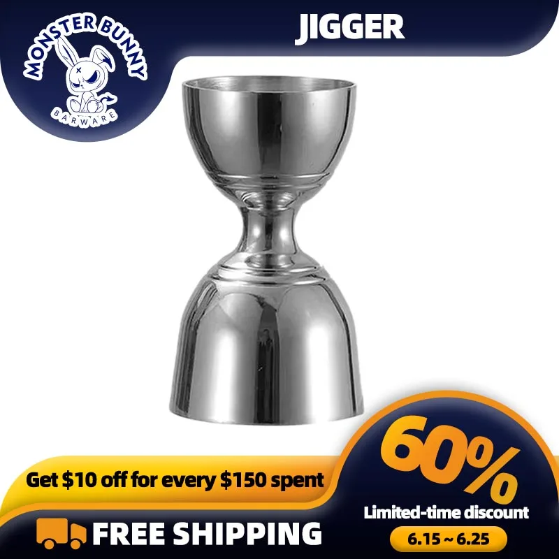 New Bar Bell Jigger 2oz 1oz Cocktail Jigger Measuring Jigger for Bartending Shot Pourer Double Jigger tools shaker Cup
New Bar Bell Jigger 2oz 1oz Cocktail Jigger Measuring Jigger for Bartending Shot Pourer Double Jigger tools shaker Cup