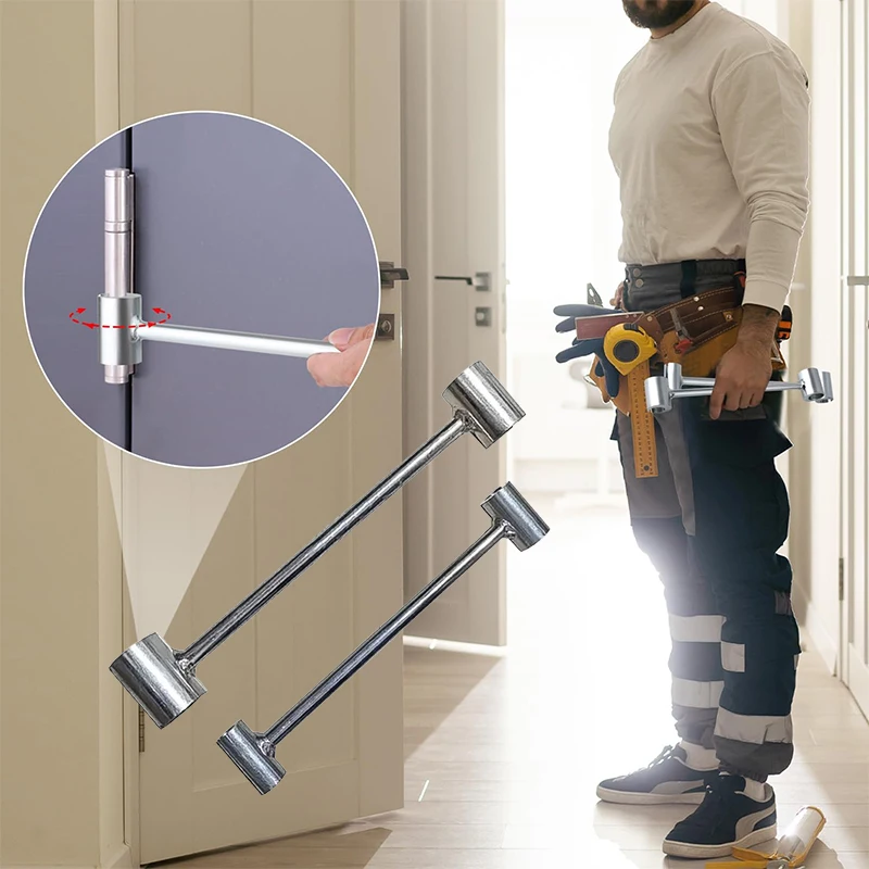 Door Hinge Adjustment Tool 14-19MM/23-25MM Easy to Use Hinges Gap Adjusting Wrench Adjustable Length Hinge Repair Wrench
Door Hinge Adjustment Tool 14-19MM/23-25MM Easy to Use Hinges Gap Adjusting Wrench Adjustable Length Hinge Repair Wrench