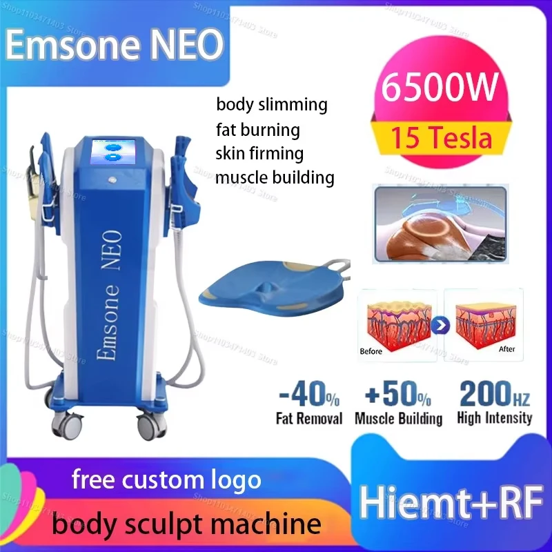 New Upgrade 6500w 200Hz EMS Body Sculpt Machine RF Emsone NEO Electromagnetic Body Slimming Equipment
New Upgrade 6500w 200Hz EMS Body Sculpt Machine RF Emsone NEO Electromagnetic Body Slimming Equipment