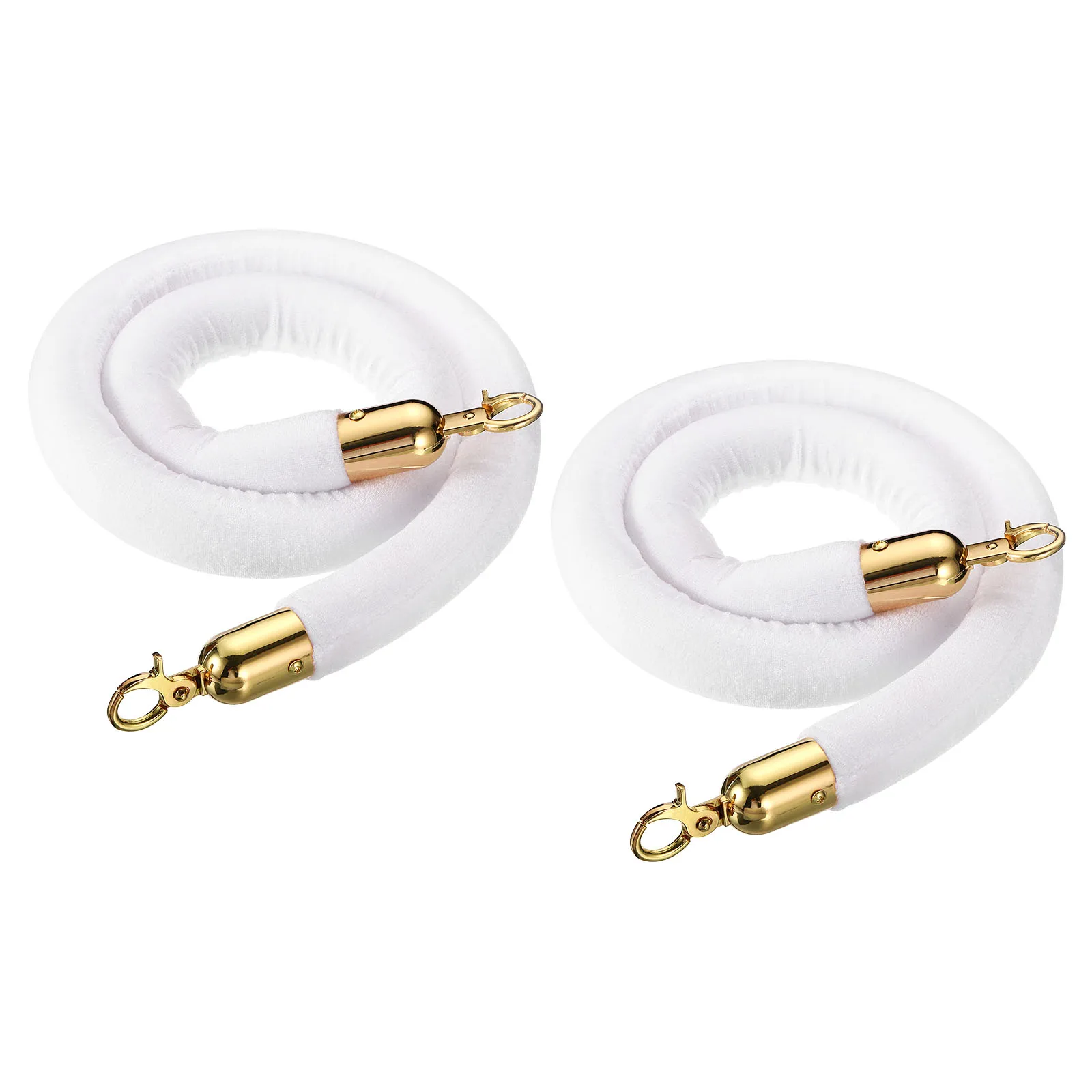 2Pcs Stanchion Rope Crowd Control Rope Queue Barrier Rope Cordon Lanyard Guard Bar Lanyard Small Metal Decorative Reusable Rope
2Pcs Stanchion Rope Crowd Control Rope Queue Barrier Rope Cordon Lanyard Guard Bar Lanyard Small Metal Decorative Reusable Rope