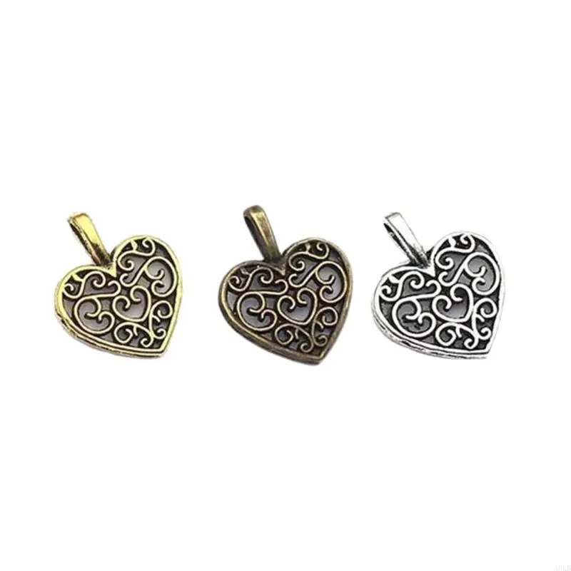 Elegant Antique Heart Charm for Bracelet Keychain Crafting Necklace Accessories
Elegant Antique Heart Charm for Bracelet Keychain Crafting Necklace Accessories