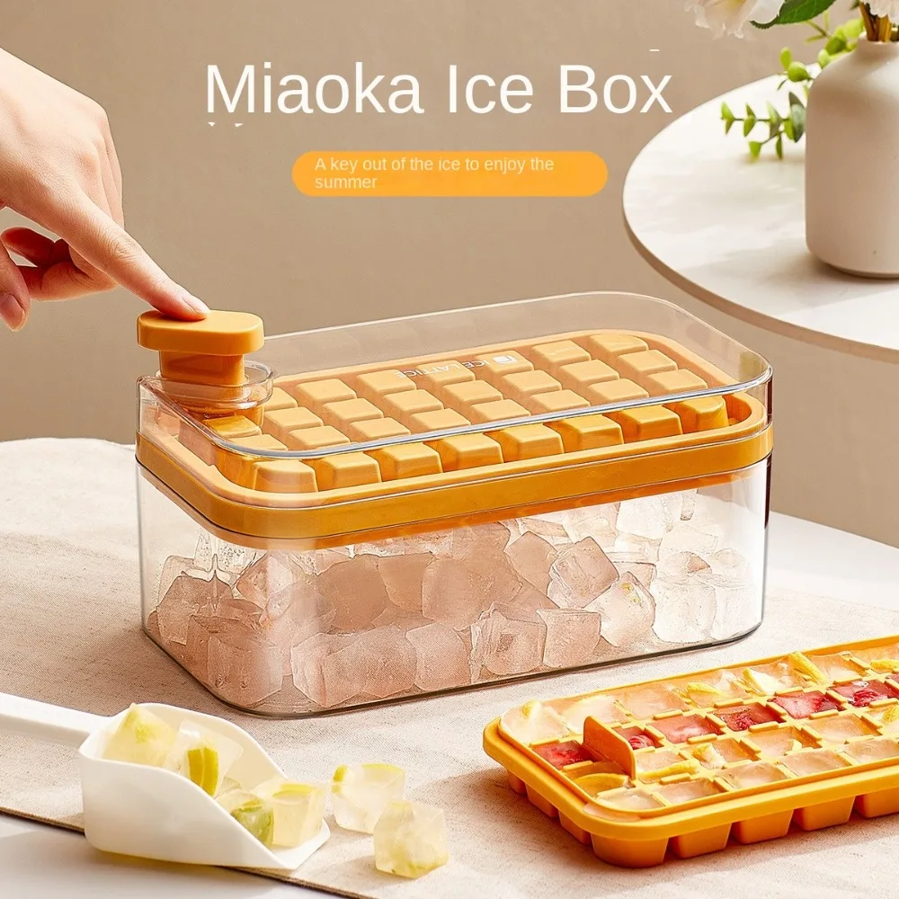 Коробка для изготовления кубиков льда с решеткой 32/64 Пресс-тип с ящиком для хранения совок, съемная крышка, формы для кубиков льда высокой емкости, охлаждающие напитки
Коробка для изготовления кубиков льда с решеткой 32/64 Пресс-тип с ящиком для хранения совок, съемная крышка, формы для кубиков льда высокой емкости, охлаждающие напитки